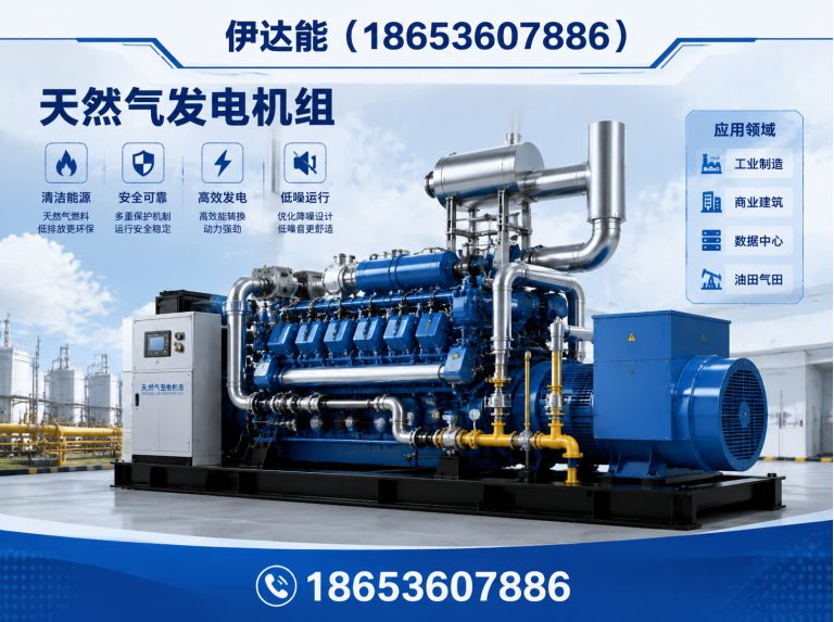 寒亭区天然气发电机组展示图